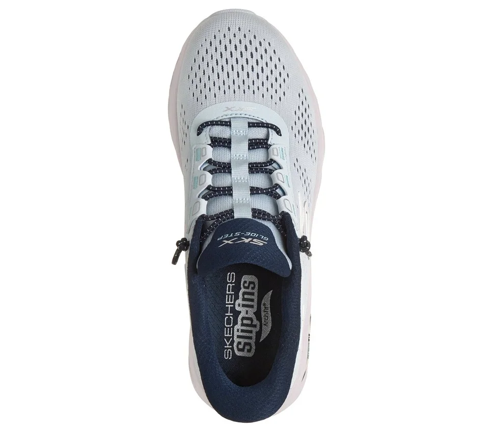 Zapatos Slip-ins Skechers: Arch Fit Glide-Step – Cool Current Zapatos Slip-ins Skechers: Arch Fit Glide-Step – Cool Current