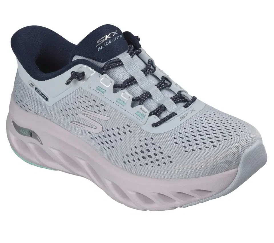 Zapatos Slip-ins Skechers: Arch Fit Glide-Step – Cool Current Zapatos Slip-ins Skechers: Arch Fit Glide-Step – Cool Current