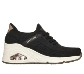 Zapatos Slip-ins Skechers: Uno Cuña – Slip N Knit Zapatos Slip-ins Skechers: Uno Cuña – Slip N Knit