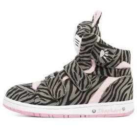 Zapatos Sugarcanes «Gris Negro Rosa»