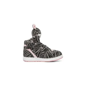Zapatos Sugarcanes «Gris, negro y rosa»